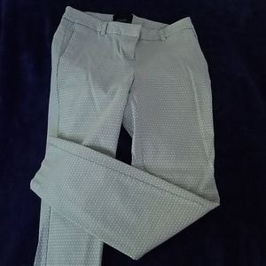 Cynthia Rowley Green and White Dress Pants